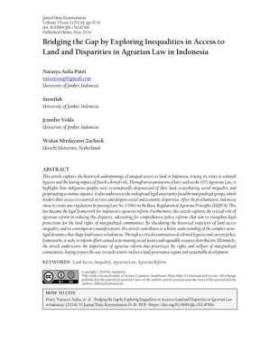  Agrarian Law in Indonesia: A Critical Analysis - Exploring Social Justice and Economic Development Through Land Rights